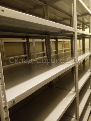 Стеллаж металлический полочный ZХ-80 высота 2000 мм, 4 полки фото #1159