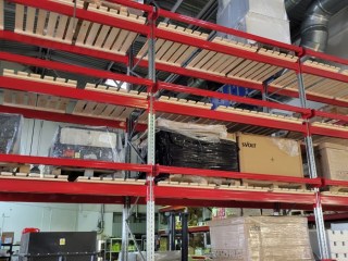 Фронтальный паллетный стеллаж 4000х2880х1000 мм, 3 уровня фото #1925