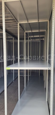 Стеллаж металлический полочный ZХ-80 высота 3000, 6 полок фото #2113