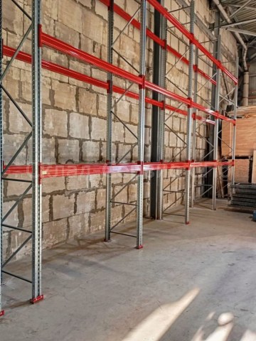 Фронтальный паллетный стеллаж 3500х2880х1000 мм фото #2624
