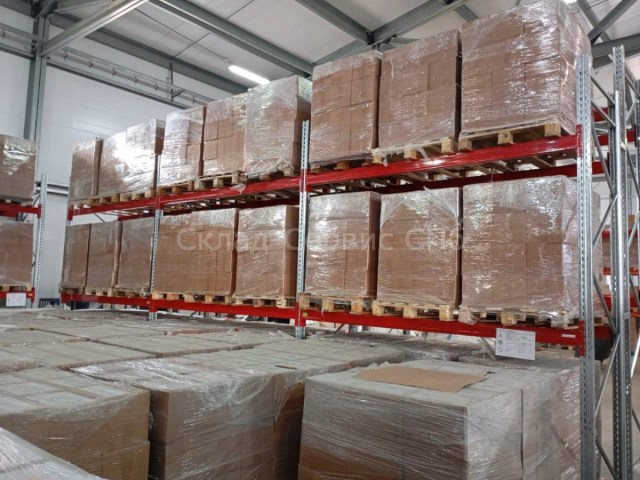 Фронтальный паллетный стеллаж 4000х3870х1000 мм, 2 секции фото #2814