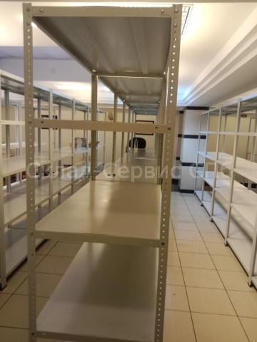 Стеллаж металлический полочный ZХ-80 высота 2300 мм, 4 полки фото #3205