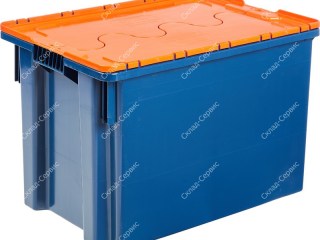 Ящик пластиковый Safe PRO с крышкой, 72 л фото #586