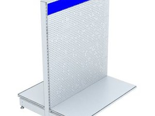 Стеллаж торговый островной 1600х650х400 мм (300) фото #689