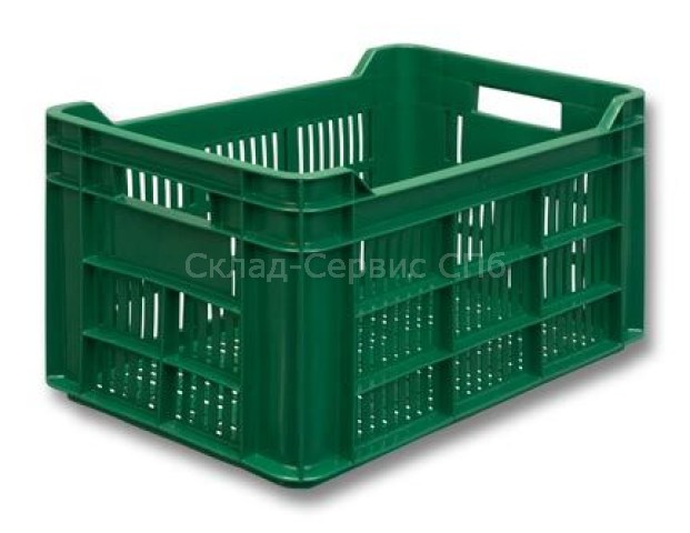 Ящик пластиковый для фруктов 30 л, 500х300х264 мм