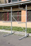 Консольный стеллаж высотой 2000 мм, 1 секция, 3 уровня
