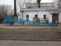 Погрузочная эстакада с ровной площадкой и фронтальной выгрузкой