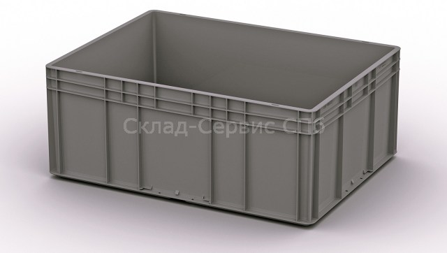 Ящик пластиковый универсальный 800х600х320 морозостойкий, сплошной