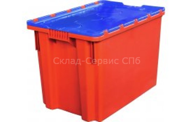Ящик пластиковый Safe PRO с крышкой, 72 л