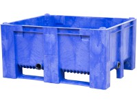 Пластиковый контейнер BoxPallet 10-100-ОА-ACE-2 (580) 2хСП2 сплошной на полозьях, 460 л