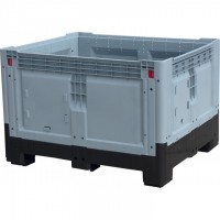 Пластиковый контейнер DPF-Box 1210S на ножках, сплошной, разборный, 670 л