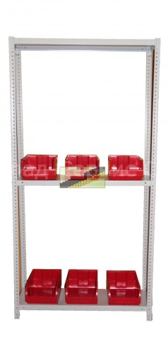 Стеллаж архивный металлический АР-80 1500х1000х500 мм, 3 полки (100)