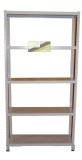 Стеллаж архивный металлический АР-80 2000х1000х300 мм, 6 полок (100)