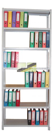 Стеллаж архивный металлический АР-80 2500х1000х600 мм, 7 полок (100)