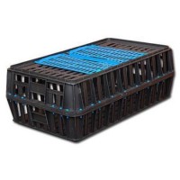 Ящик пластиковый для перевозки живой птицы, 850х500х300