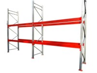 Фронтальный паллетный стеллаж 8000х5670х1000 мм, 2 секции